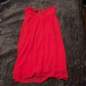 Red Sleeveless Dress